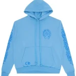 Blue Chrome Hearts Hoodie​