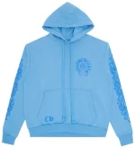 Blue Chrome Hearts Hoodie​