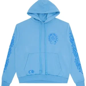 Blue Chrome Hearts Hoodie​