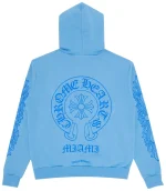 Blue Chrome Hearts Hoodie​