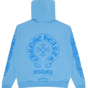 Blue Chrome Hearts Hoodie​