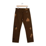 Brown Chrome Hearts Jeans