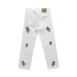 Chrome Heart White Jeans​