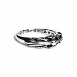 Chrome Hearts Baby Classic Floral Cross Ring - immagine 2