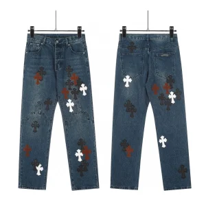 Chrome Hearts Black White Label Jeans​