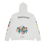 Chrome Hearts Cross Hoodie White/Multicolor