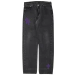 Chrome Hearts Cross Patch Jeans​ Black