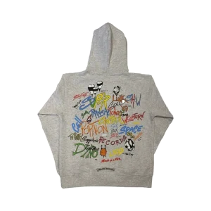 Chrome Hearts Matty Boy Brain Hoodie Heather Grey