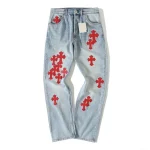 Chrome Hearts Red Cross Jeans​