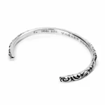 Chrome Hearts Scroll Band Cuff Bracelet - immagine 2
