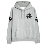 Grey Chrome Hearts Hoodie