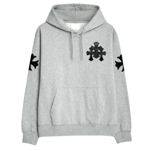 Grey Chrome Hearts Hoodie