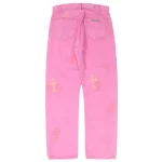 Pink Chrome Hearts Jeans​