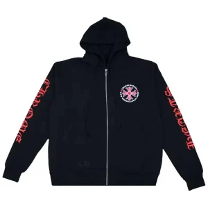 Red And Black Chrome Hearts Hoodie​