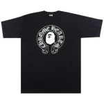 Bape X Chrome Hearts T Shirt​ Black