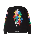 Chrome Hearts Croce Multicolore Felpa
