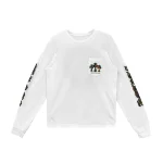 Chrome Hearts Horse Shoe Long-Sleeve T-Shirt White/Camo