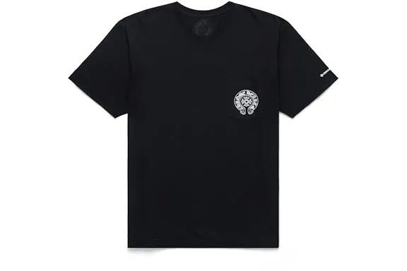 Chrome Hearts Horseshoe Logo Pocket T Shirt Black Chrome Hearts Horseshoe Logo Pocket T Shirt Black
