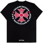 Chrome Hearts Made In Hollywood Plus Cross T Shirt​ Black/Red