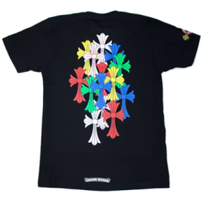 Chrome Hearts Multicolor Cross Cemetery T Shirt​ Black