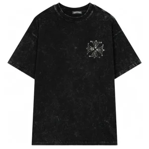 Chrome Hearts Rhinestone T Shirt​ Black