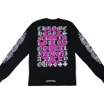 Chrome Hearts Tabella Oculistica Pugnale Rosa Felpa