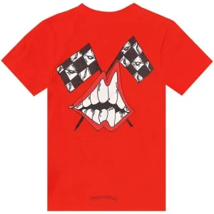 Red Chrome Hearts T Shirt​